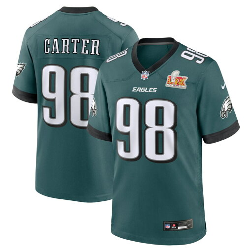 NFL ジェイレン・カーター イーグルス ユニフォーム 第59回スーパーボウル 進出 Game Player Jersey ナイキ/Nike ミッドナイトグリーン NFL ジェイレン・カーター イーグルス ユニフォーム 第59回スーパーボウル 進出 Game Player Jersey ナイキ/Nike ミッドナイトグリーン