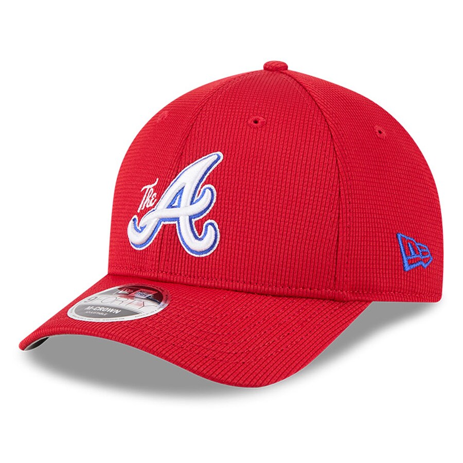 乐天商城 - MLB ブレーブス キャップ 【海外モデル】バッティング プラクティス シティーコネクト 9FORTY M-CROWN ニューエラ/New Era レッド