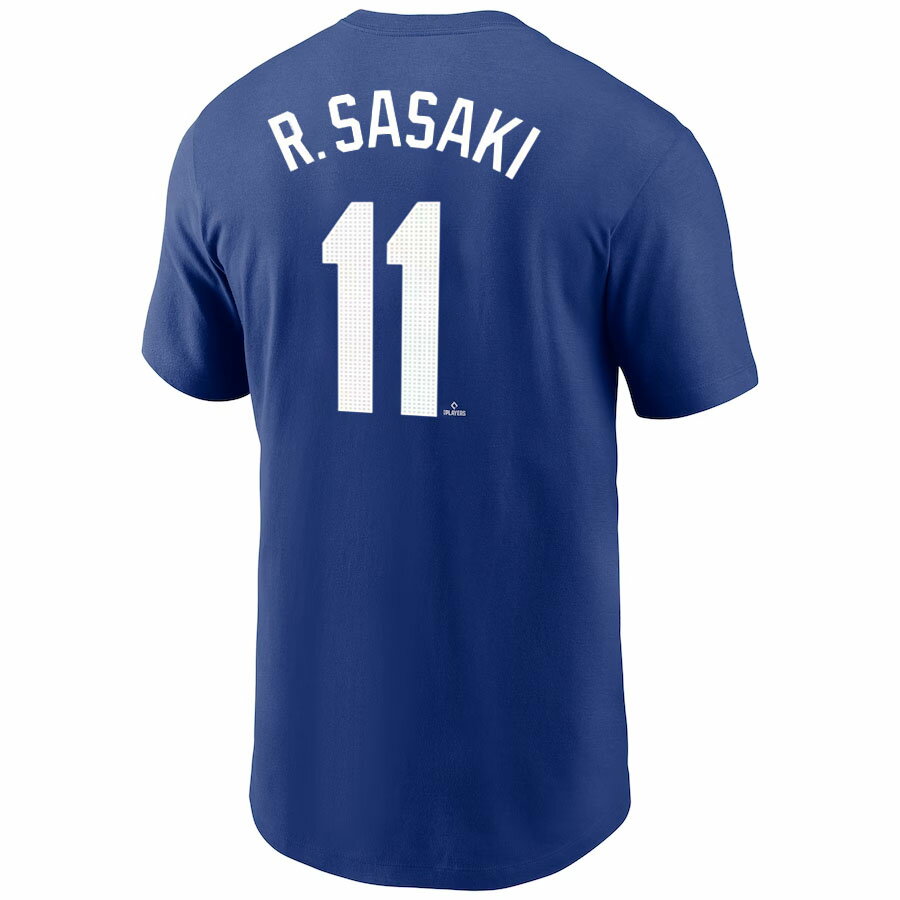 MLB 佐々木朗希 ドジャース Tシャツ 【海外モデル】2025 ネーム＆ナンバー T-Shirt...