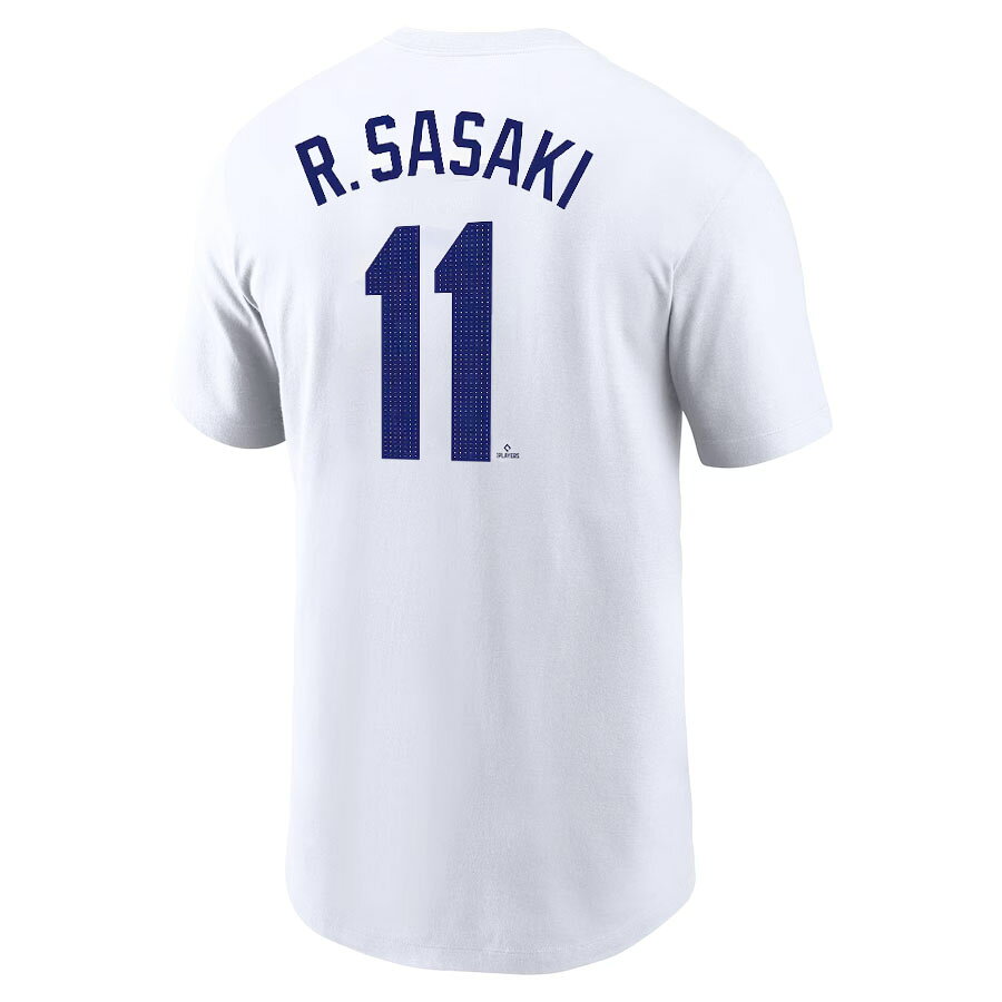 MLB 佐々木朗希 ドジャース Tシャツ 【海外モデル】2025 ネーム＆ナンバー T-Shirt...