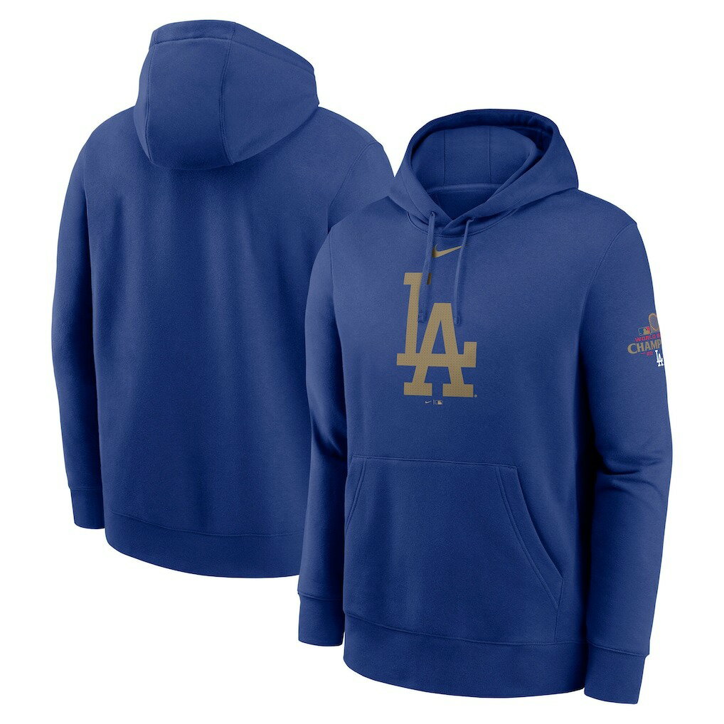 MLB ドジャース パーカー 2025ゴールドコレクション WS優勝 Club Fleece Pullover Hoodie ナイキ/Nike ロイヤルのサムネイル