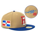 WBC ファン・ソト ドミニカ共和国 キャップ 【海外買付カスタム】サイン刺繍 2023 Side Patch 59FIFTY Fitted Cap ニューエラ...