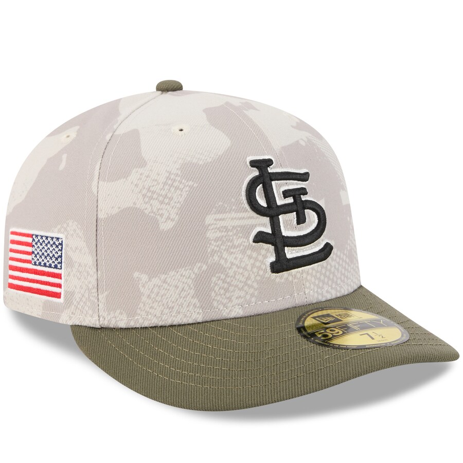 Rakuten - MLB カージナルス キャップ 【海外モデル】 アームドフォーシズデー2025 On-Field 59FIFTY ニューエラ/New Era ベージュ オリーブ