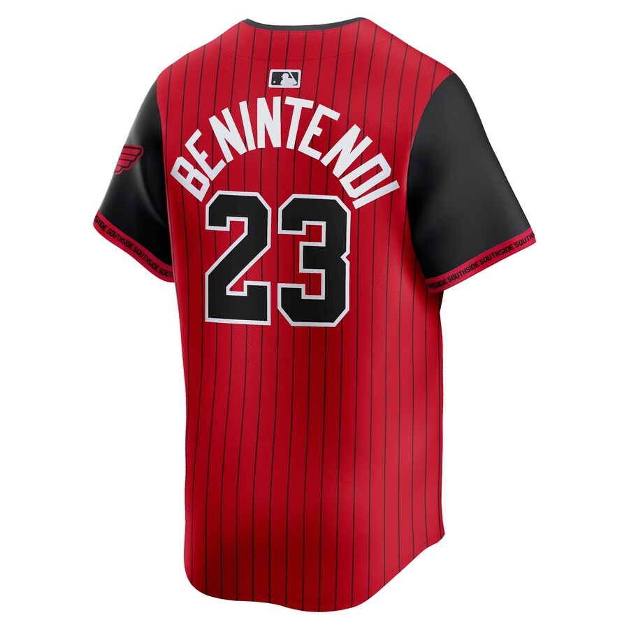 MLB ����ɥ�塼���٥˥�ƥ�ǥ� �ۥ磻�ȥ��å��� ��˥ե����� 2025 ���ƥ������ͥ��� Limited Jersey �ʥ���/Nike ��å� �֥�å�