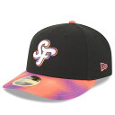 MLB SFジャイアンツ キャップ 2025 シティーコネクト ロープロファイル 59FIFTY LP Fitted ニューエラ/New Era ブラック オレンジ
