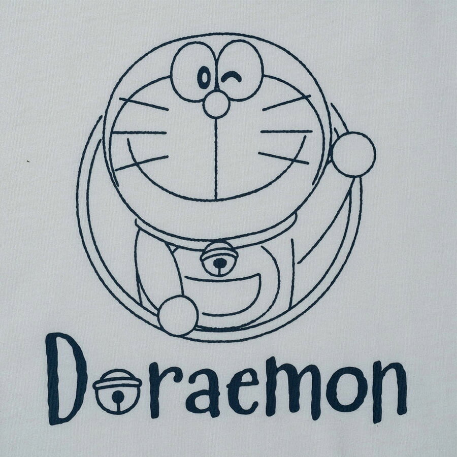 ドラえもん Tシャツ DORAEMON ドローイング Cotton Regular Fit T-Shirt ニューエラ/New Era オフホワイト 3