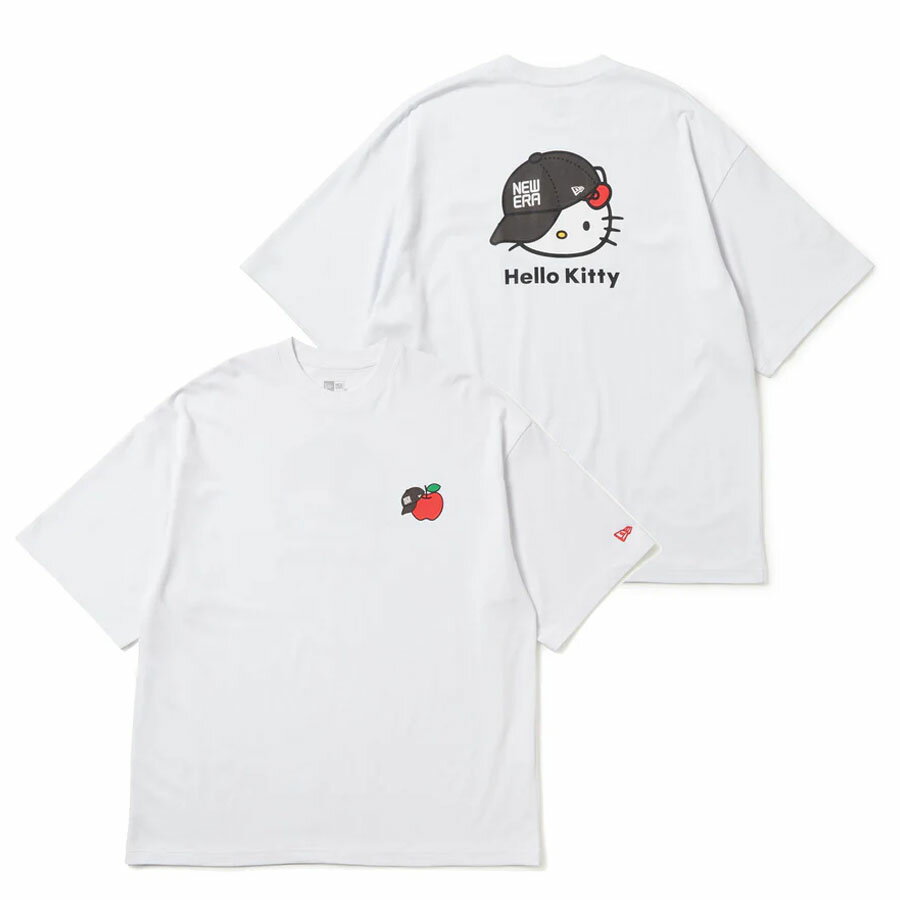 ハローキティー Tシャツ Hello Kitty オーバーサイズ T-Shirt ニューエラ/New Era ホワイト