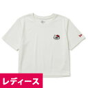 ハローキティー Tシャツ Hello Kitty Women's Short Sleeve Mini T-Shirt FACE ニューエラ/New Era ホワ...
