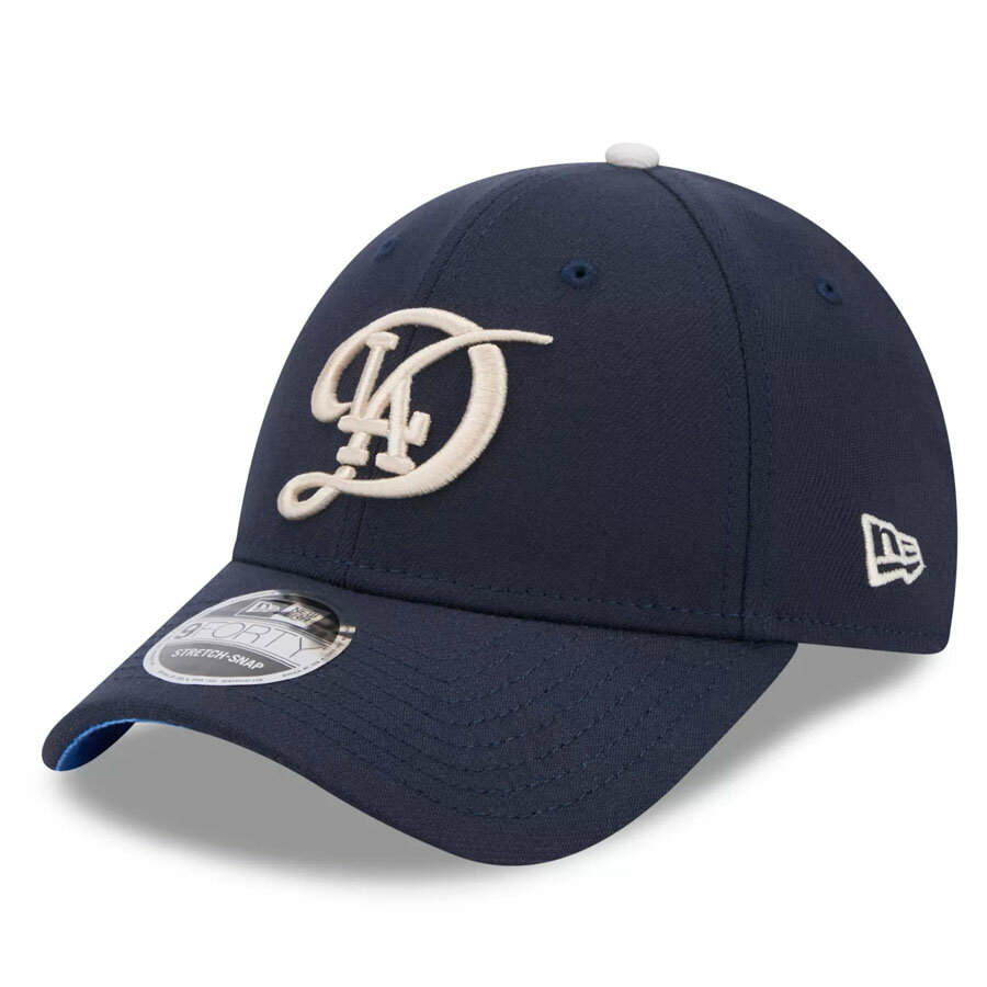 MLB Dodgers Cap [International Version] 2024 CityConnect 9FORTY Snapback Hat New Era Navy