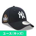 MLB ヤンキース キャップ 【海外版】ユース キッズ ワールドシリーズ2024 Side Patch 9FORTY Adj ニューエラ/New Era ネイビ...