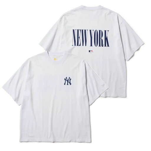 MLB ヤンキース Tシャツ オーバーサイズ T-Shirt 中津川吾郎 MIN-NANO ニューエラ/New Era ホワイト【nejp】 MLB ヤンキース Tシャツ オーバーサイズ T-Shirt 中津川吾郎 MIN-NANO ニューエラ/New Era ホワイト【nejp】