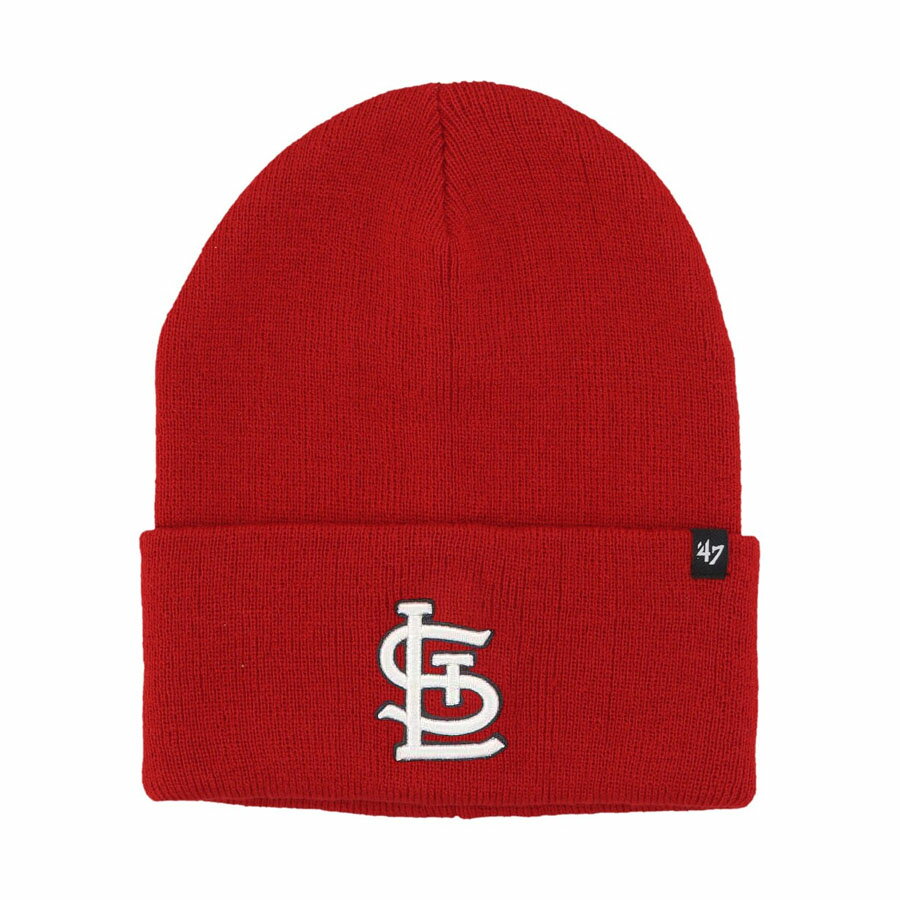 MLB カージナルス ニットキャップ Haymaker Cuff Knit 47Brand レッド