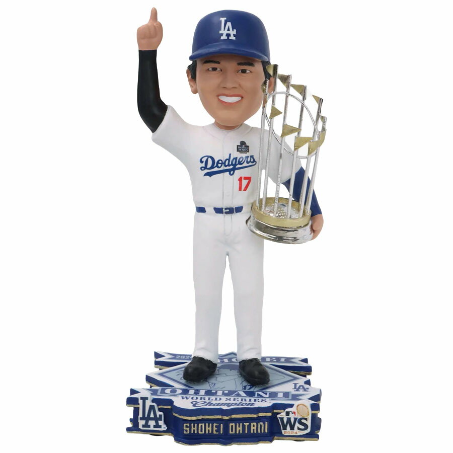 乐天商城 - MLB 大谷翔平 ドジャース ボブルヘッド 【2024個限定】ワールドシリーズ2024優勝記念 8 Inch BobbleHead フィギュア FOCO