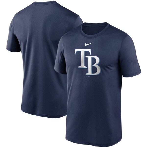 タンパベイ・レイズ Tシャツ MLB ナイキ NIKE 半袖 メンズ Team Large Logo T-Shirt ネイビー
