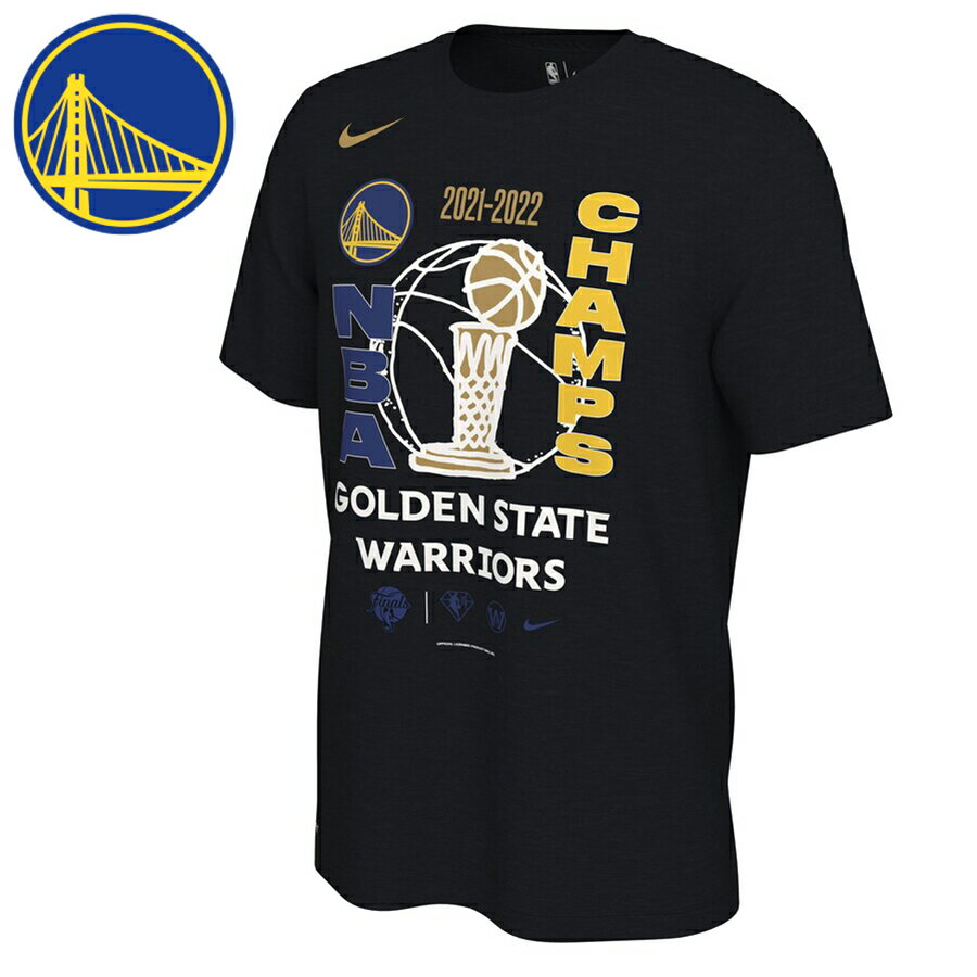 ウォリアーズ Tシャツ NBAファイナル2022 優勝記念 ロッカールーム Champions Locker Room ナイキ/Nike