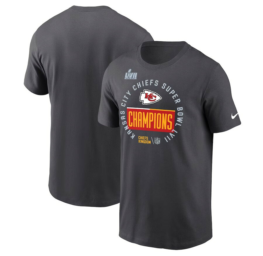 NFL チーフス Tシャツ 第57回スーパーボウル優勝記念 ロッカールーム Super Bowl LVII Locker Room T-Shirt ナイキ/Nike