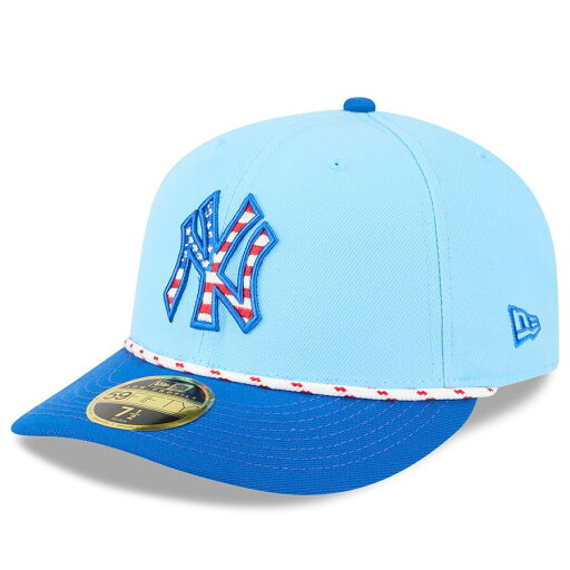 MLB ヤンキース キャップ 2025 独立記念 Fourth of July Low Profile 59FIFTY Fitted ニューエラ/New Era ライトブルー ブルー MLB ヤンキース キャップ 2025 独立記念 Fourth of July Low Profile 59FIFTY Fitted ニューエラ/New Era ライトブルー ブルー