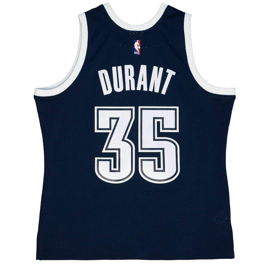 MLB.NBAグッズショップ SELECTIONのNBA ケビン・デュラント サンダー ユニフォーム 復刻 スウィングマン (2015-16) ミッチェル＆ネス/Mitchell & Ness ネイビー｜アングル2