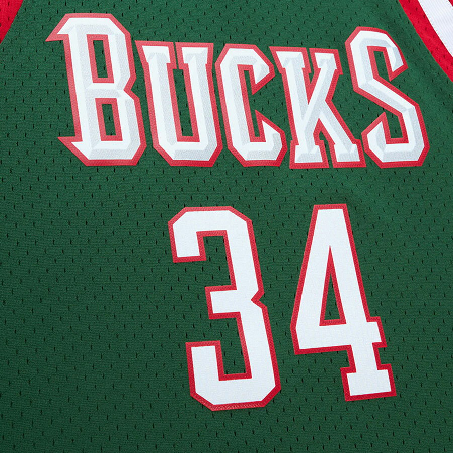 MLB.NBAグッズショップ SELECTIONのNBA ヤニス・アデトクンボ ミルウォーキー・バックス ユニフォーム 復刻 スウィングマン (2013-14) ミッチェル＆ネス/Mitchell & Ness｜アングル3