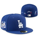 MLB 大谷翔平 山本由伸 佐々木朗希 ドジャース キャップ 【海外カスタム】Japanese Trio 59FIFTY サイン刺繍 ニューエラ/New Era
