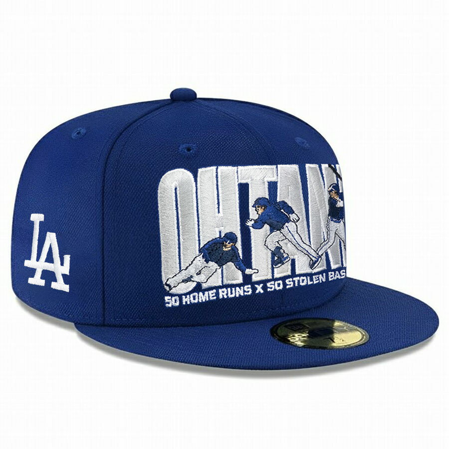 MLB 大谷翔平 ドジャース キャップ 【現地買付】50/50達成 59FIFTY Fitted Hat ニューエラ/New Era ロイヤル