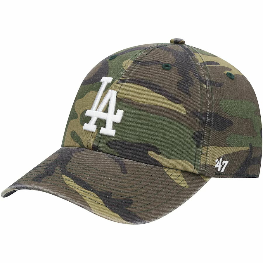 乐天商城 - MLB ドジャース キャップ 【現地買付】Clean Up Adjustable Hat 47Brand カモ