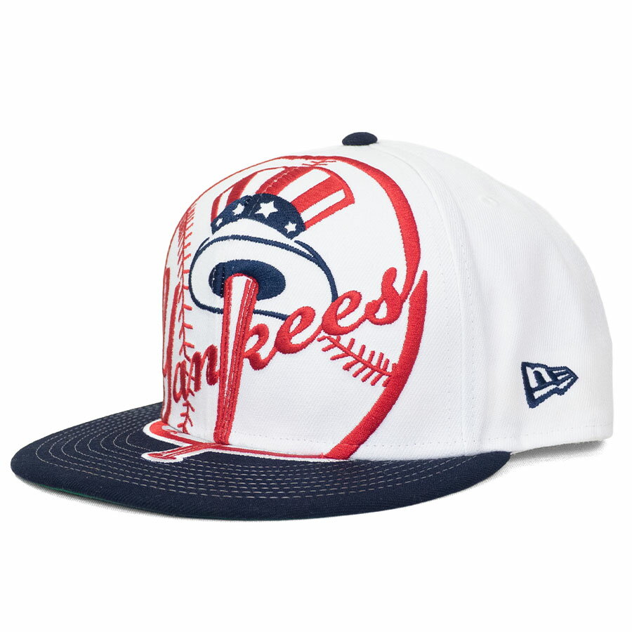 乐天商城 - MLB ヤンキース キャップ 【現地買付】オールオーバー 9FIFTY Snapback Cap ニューエラ/New Era ホワイト