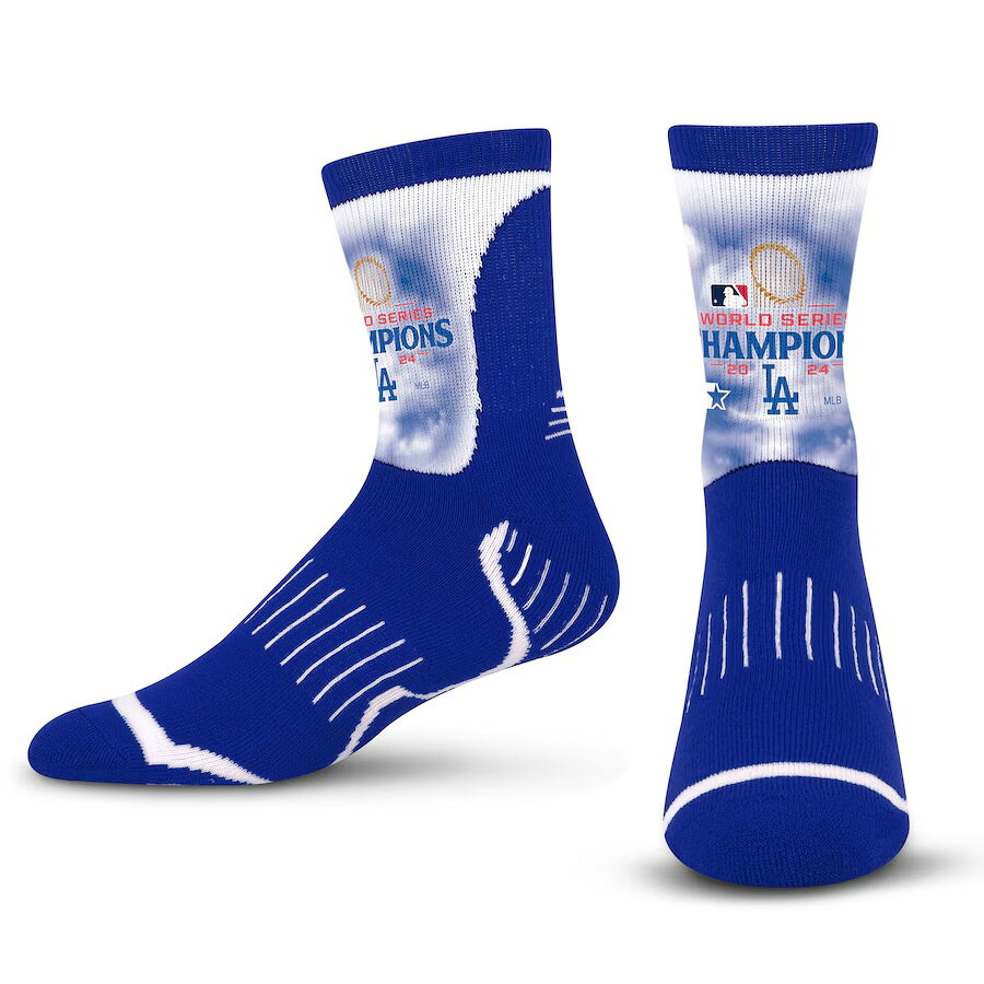 MLB ドジャース ソックス 靴下 ワールドシリーズ2024優勝 Clouds Quarter Socks For Bare Feet
