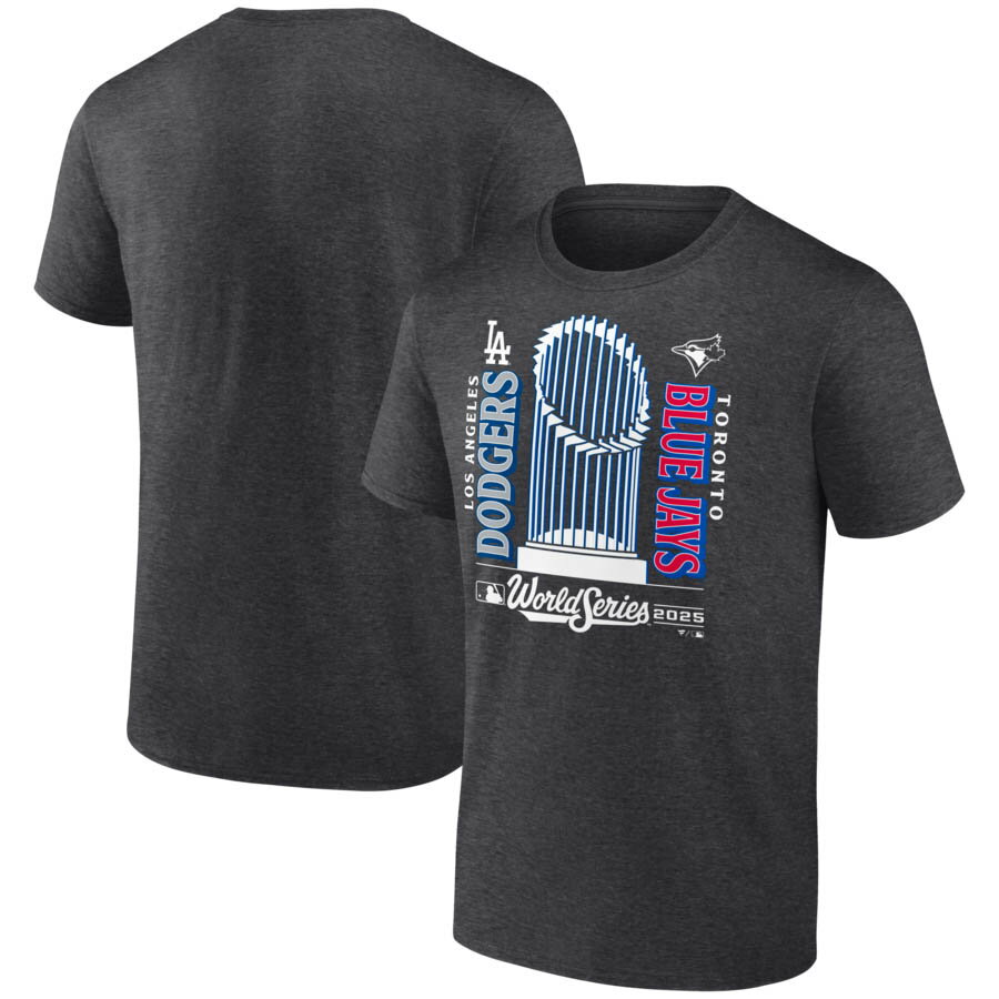 MLB ドジャース vs ブルージェイズ Tシャツ ワールドシリーズ2025進出 Changeup Matchup T-Shirt Fanatics チャコールのサムネイル