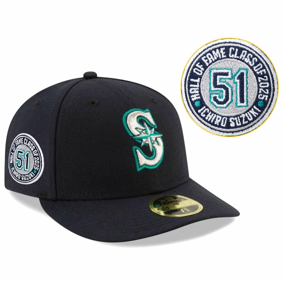 MLB イチロー マリナーズ キャップ 【海外モデル】アメリカ野球 殿堂入り Hall of Fame 59FIFTY LP ニューエラ/New Era
