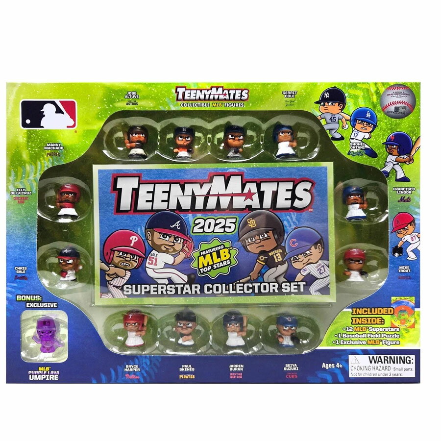 Rakuten - MLB フィギュア 【海外買付】Teeny Mates 2025 Super Star Collectors Set 2025 Party Animal