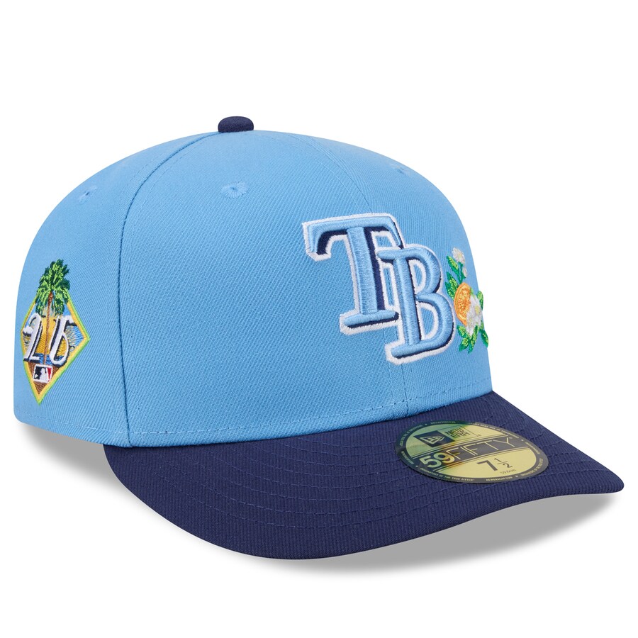 Rakuten - MLB タンパベイ・レイズ キャップ 【海外モデル】2026 スプリングトレーニング 59FIFTY Pre Curved プレカーブ ニューエラ/New Era ライト ブルー