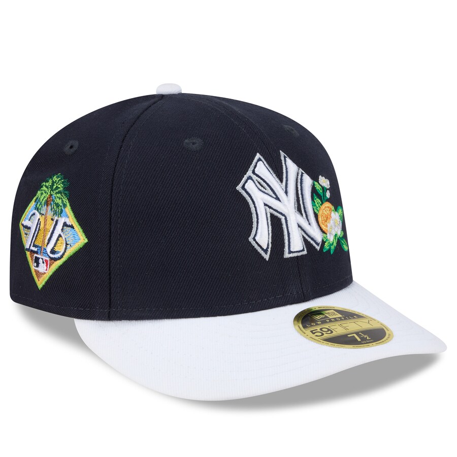 Rakuten - MLB ヤンキース キャップ 【海外モデル】2026 スプリングトレーニング 59FIFTY LP ロープロファイル ニューエラ/New Era ネイビー ホワイト