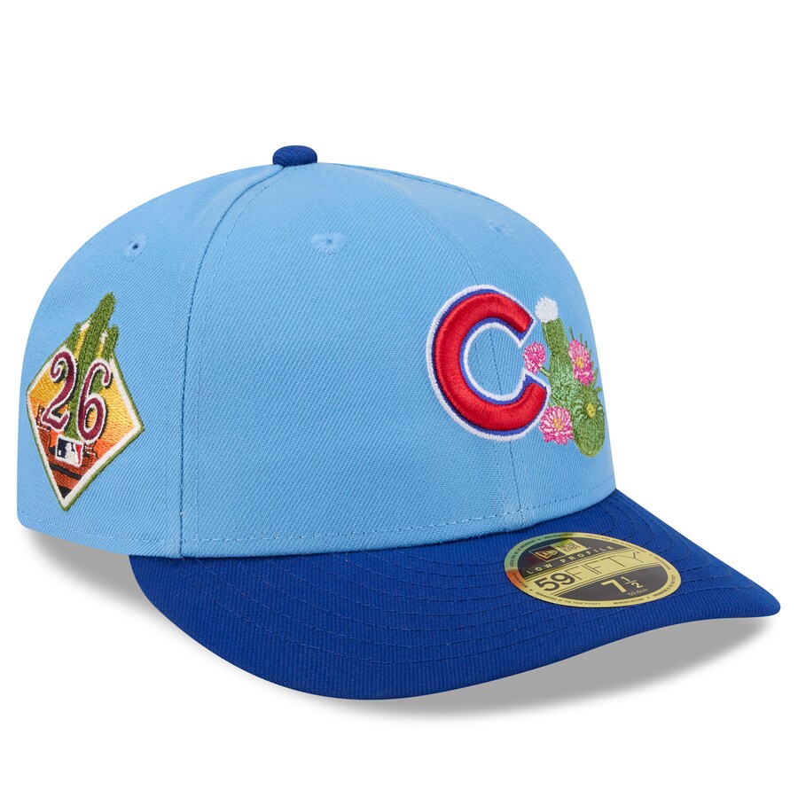 乐天商城 - MLB カブス キャップ 【海外モデル】2026 スプリングトレーニング 59FIFTY LP ロープロファイル ニューエラ/New Era ライトブルー ロイヤル