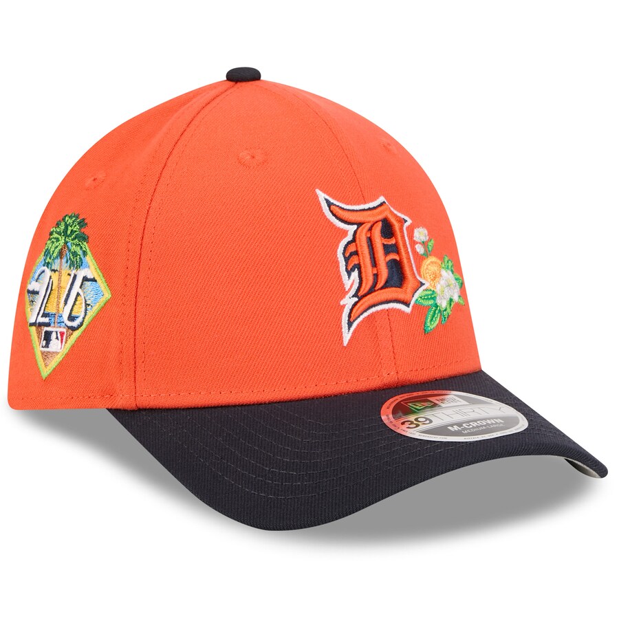 Rakuten - MLB タイガース キャップ 【海外モデル】2026 スプリングトレーニング M-Crown 39THIRTY Flex Hat ニューエラ/New Era オレンジ ネイビー