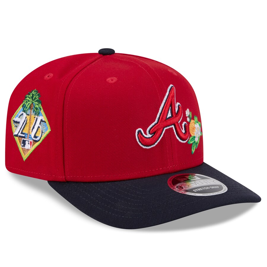 Rakuten - MLB ブレーブス キャップ 【海外モデル】2026 スプリングトレーニング 9SEVENTY Adjustable Hat ニューエラ/New Era レッド ネイビー