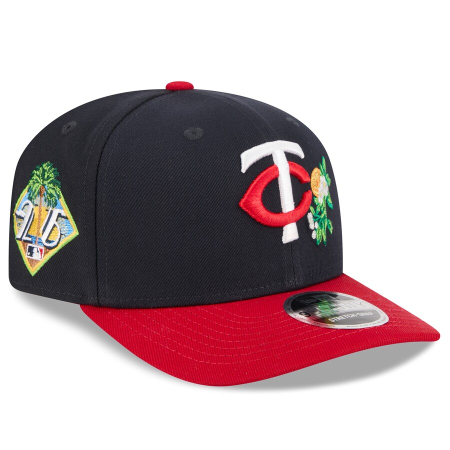 乐天商城 - MLB ミネソタ・ツインズ キャップ 【海外モデル】2026 スプリングトレーニング 9SEVENTY Adjustable Hat ニューエラ/New Era ネイビー レッド