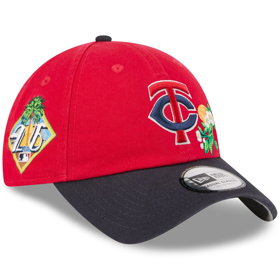 乐天商城 - MLB ミネソタ・ツインズ キャップ 【海外モデル】2026 スプリングトレーニング Casual Classic カジュアルクラシック ニューエラ/New Era ネイビー レッド