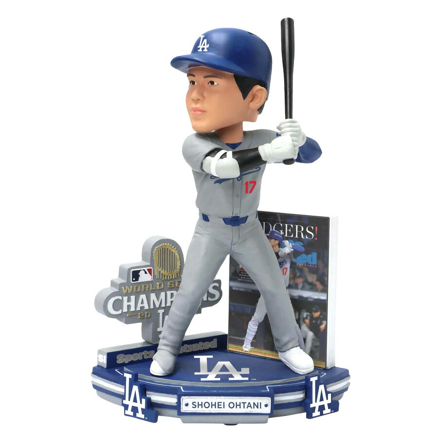 乐天商城 - MLB 大谷翔平 ドジャース ボブルヘッド 【200個限定】 雑誌 スポーツイラストレイテッド 表紙 カバー Sports Illustrated Bobblehead フイギュア FOCO