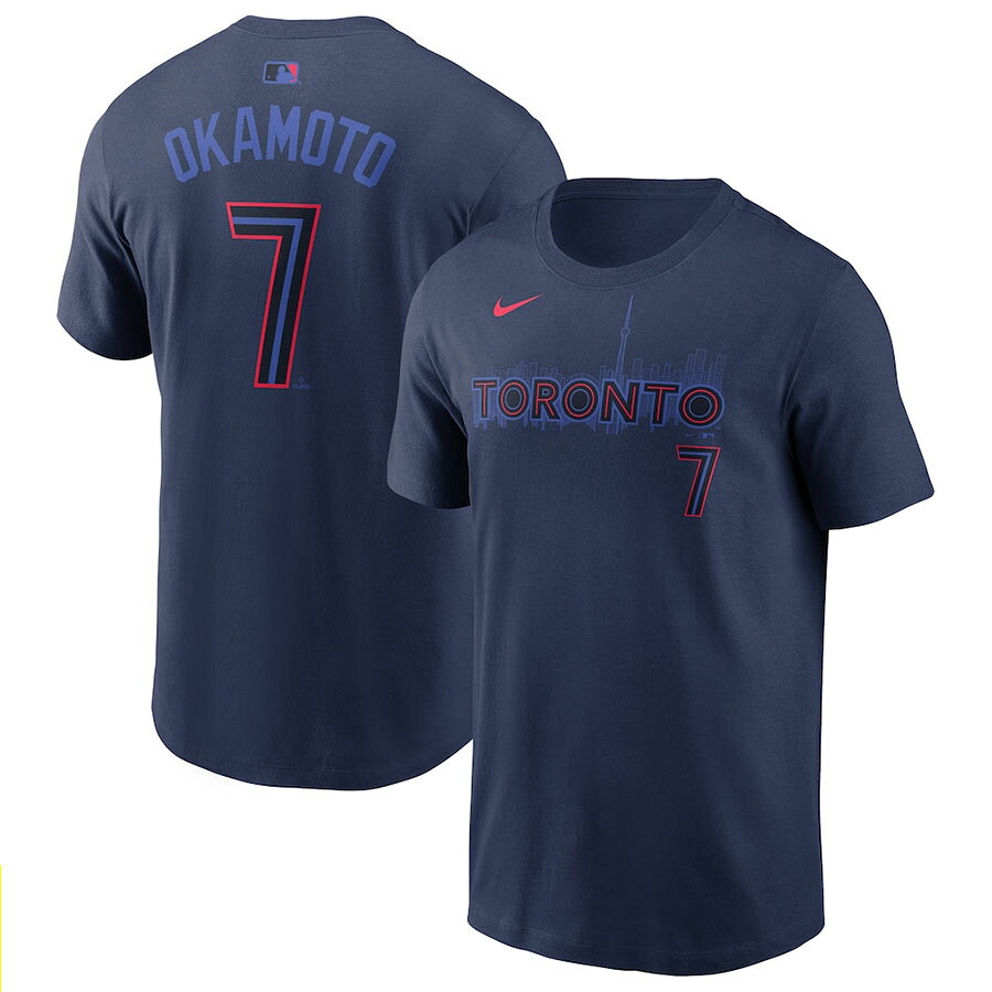MLB 岡本和真 ブルージェイズ Tシャツ 【国内モデル】2026 シティーコネクト ネー...