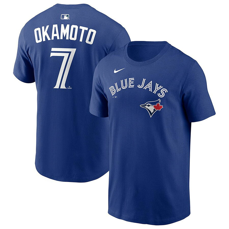 MLB 岡本和真 ブルージェイズ Tシャツ 【国内モデル】2026 ネーム＆ナンバー T-Shi...