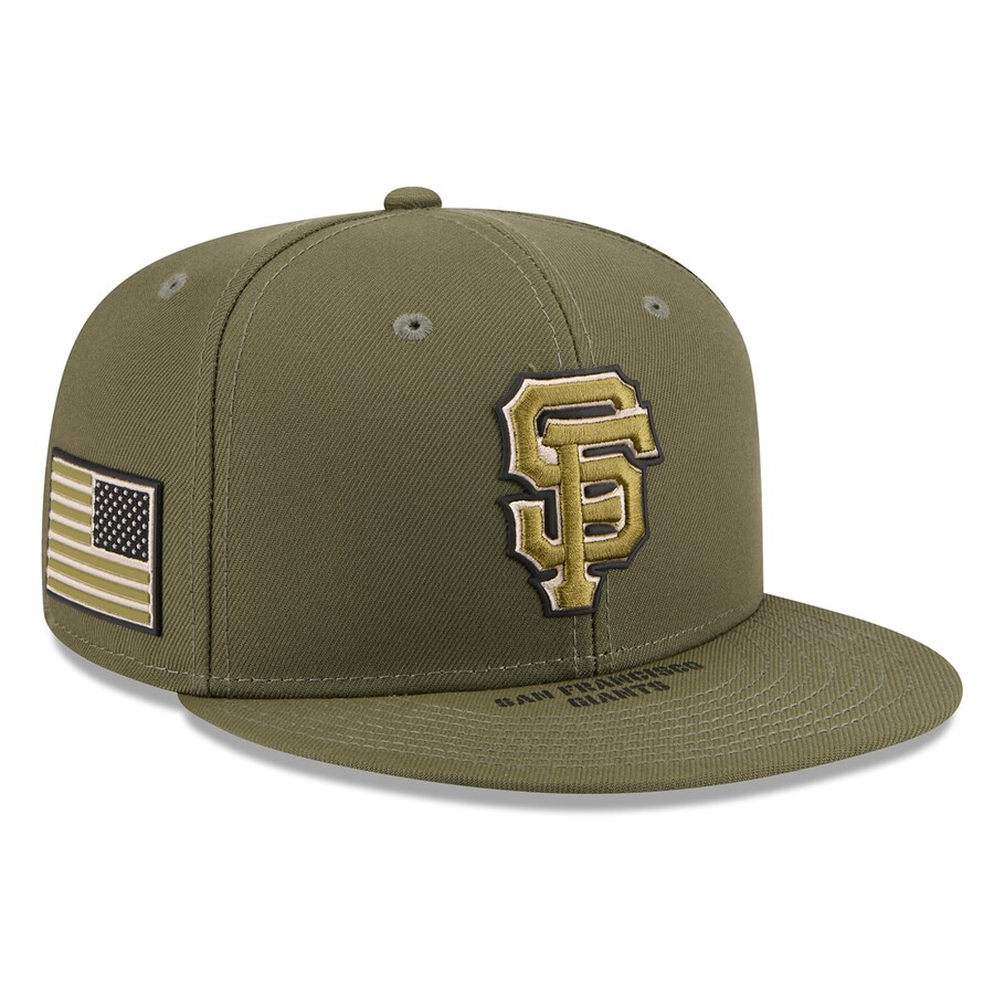 乐天商城 - MLB SFジャイアンツ キャップ 【海外モデル】【選手着用】アームドフォーシズデー2026 59FIFTY Fitted Hat ニューエラ/New Era モスグリーン
