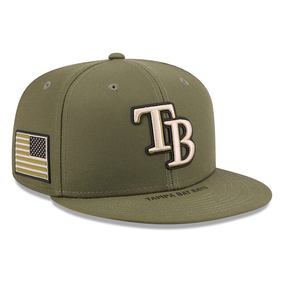 Rakuten - MLB タンパベイ・レイズ キャップ 【海外モデル】【選手着用】アームドフォーシズデー2026 59FIFTY Fitted Hat ニューエラ/New Era モスグリーン