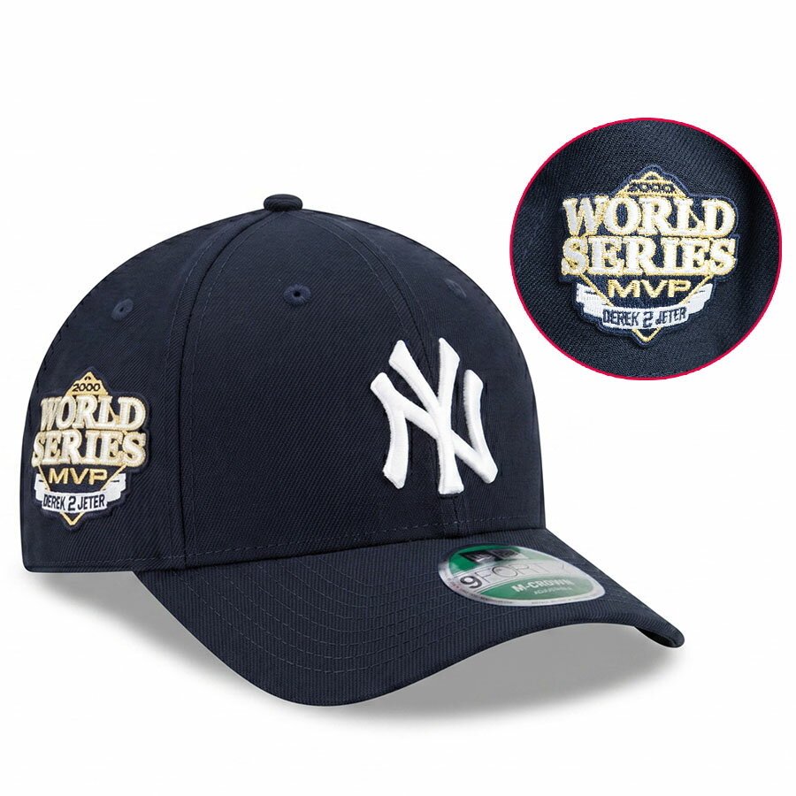 Rakuten - MLB デレク・ジーター ヤンキース キャップ 【海外モデル】殿堂入り ワールドシリーズ2000 MVP 9FORTY ニューエラ/New Era ネイビー