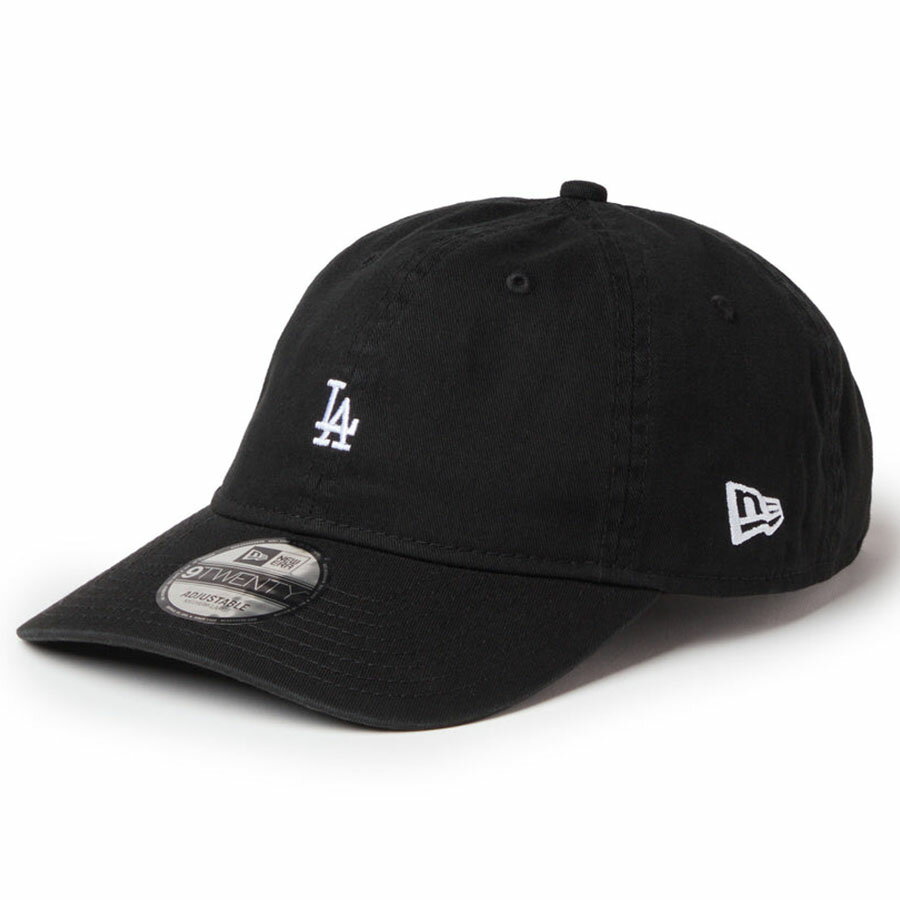 MLB ドジャース キャップ 9TWENTY Washed Cotton Mini Logo Adjustable Hat ニューエラ/New Era ブラック