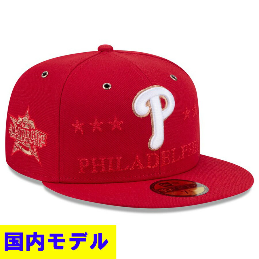 MLB 필리즈 캡 [국내 모델] 올스타 게임 2026 59FIFTY Fitted Hat 뉴엘라/New Era 레드