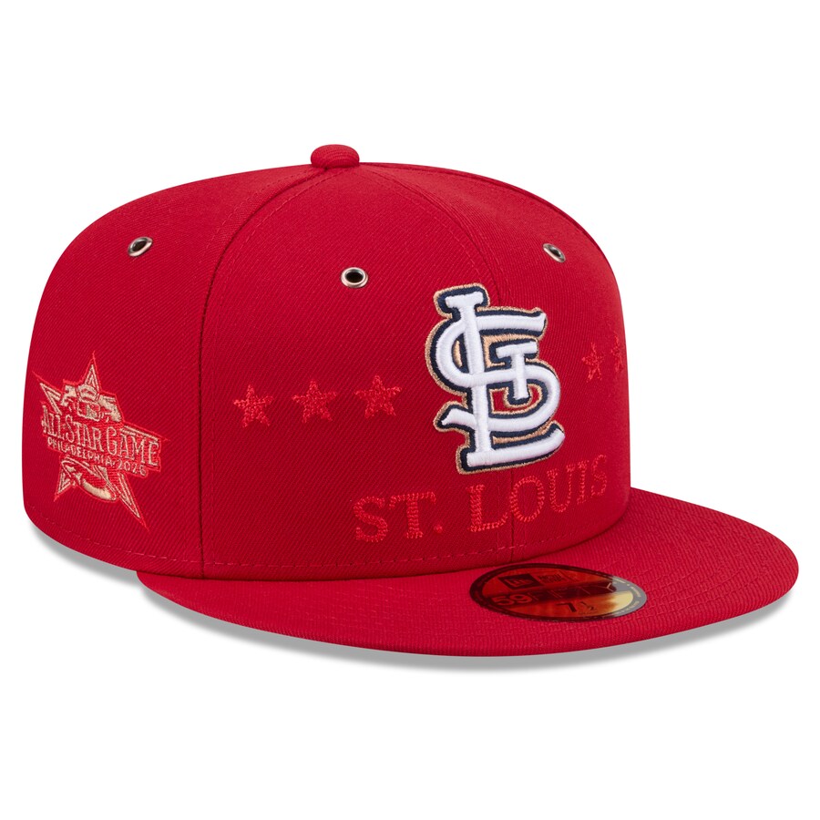 樂天商城 - MLB カージナルス キャップ 【海外モデル】オールスターゲーム2026 59FIFTY Fitted Hat ニューエラ/New Era レッド