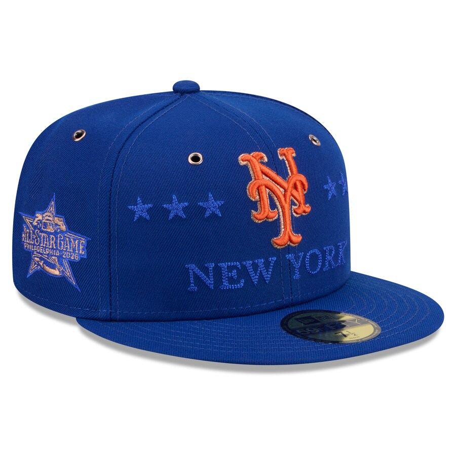 乐天商城 - MLB メッツ キャップ 【海外モデル】オールスターゲーム2026 59FIFTY Fitted Hat ニューエラ/New Era ロイヤル