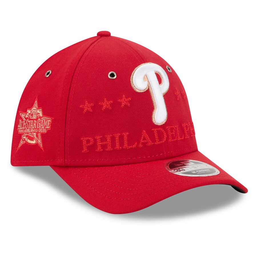 乐天商城 - MLB フィリーズ キャップ 【海外モデル】オールスターゲーム2026 39THIRTY M-Crown Flex Hat ニューエラ/New Era レッド