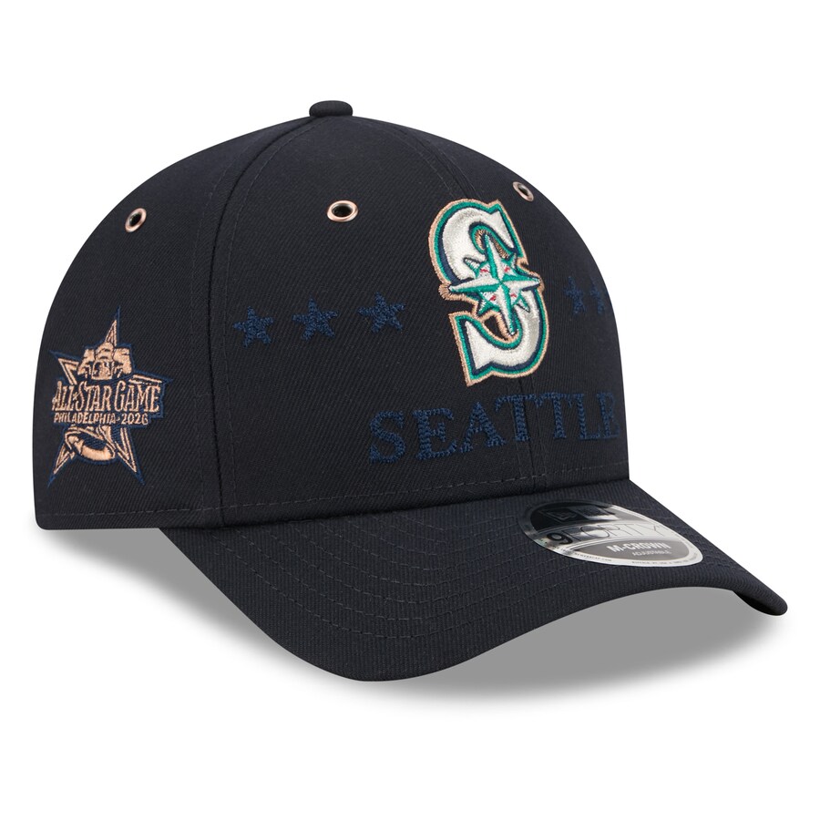 乐天商城 - MLB マリナーズ キャップ 【海外モデル】オールスターゲーム2026 9FORTY Adjustable Hat ニューエラ/New Era ネイビー